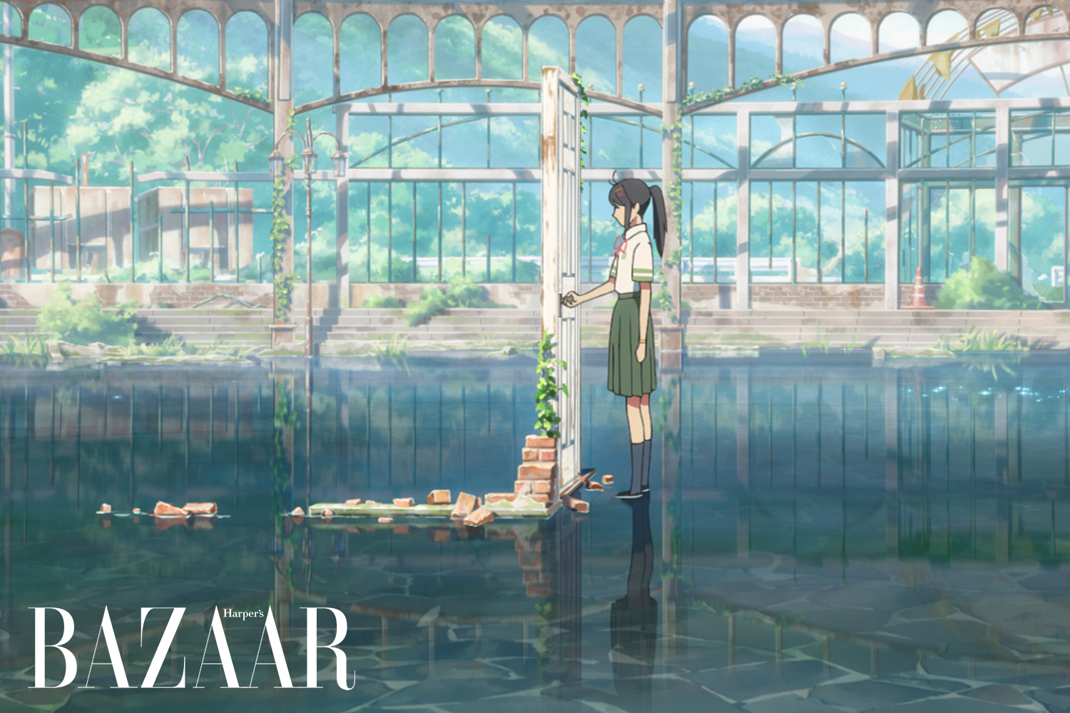 Harper's Bazaar_Phim anime Nhật Bản Suzume_01
