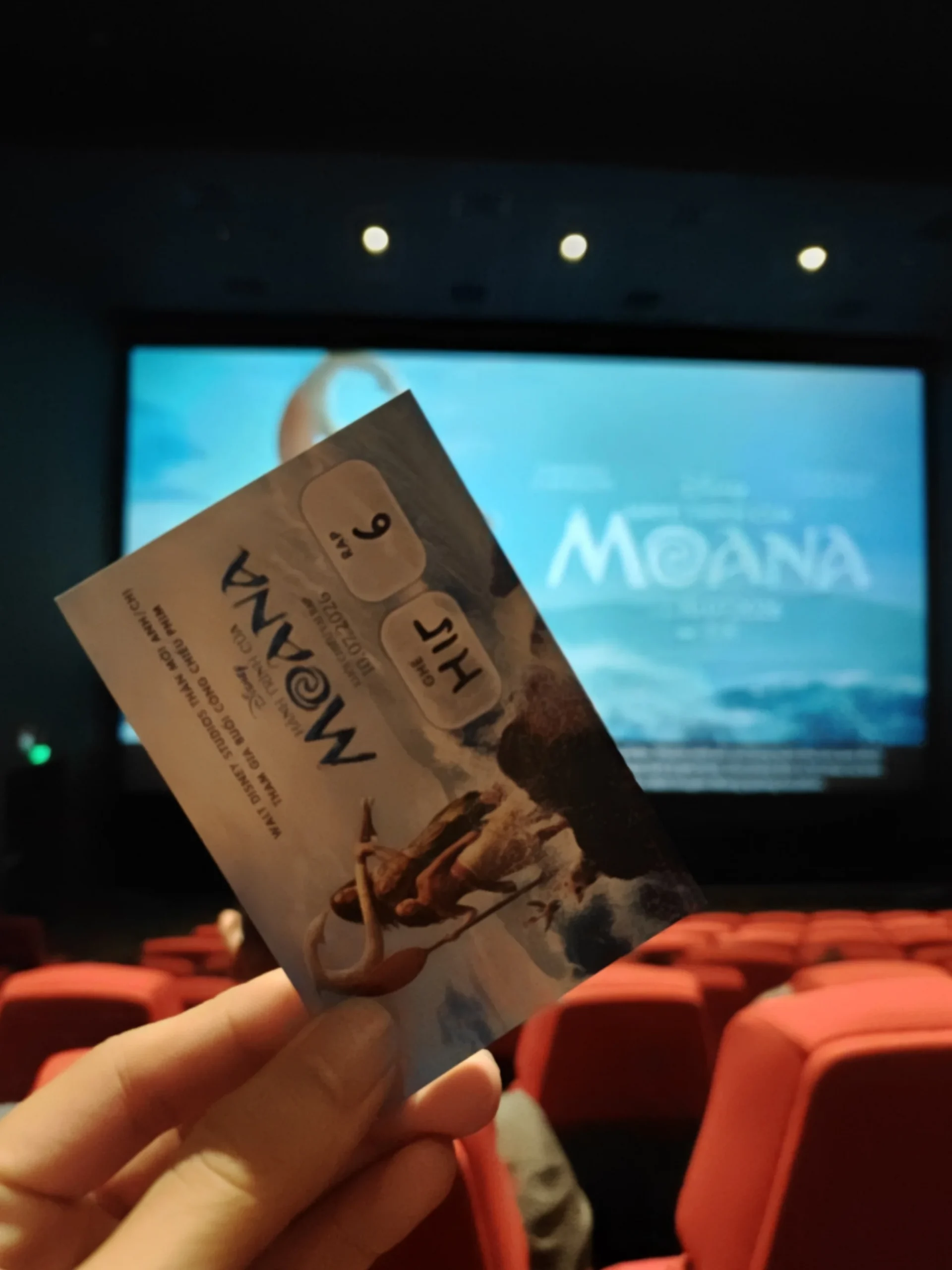 Vé xem phim Moana
