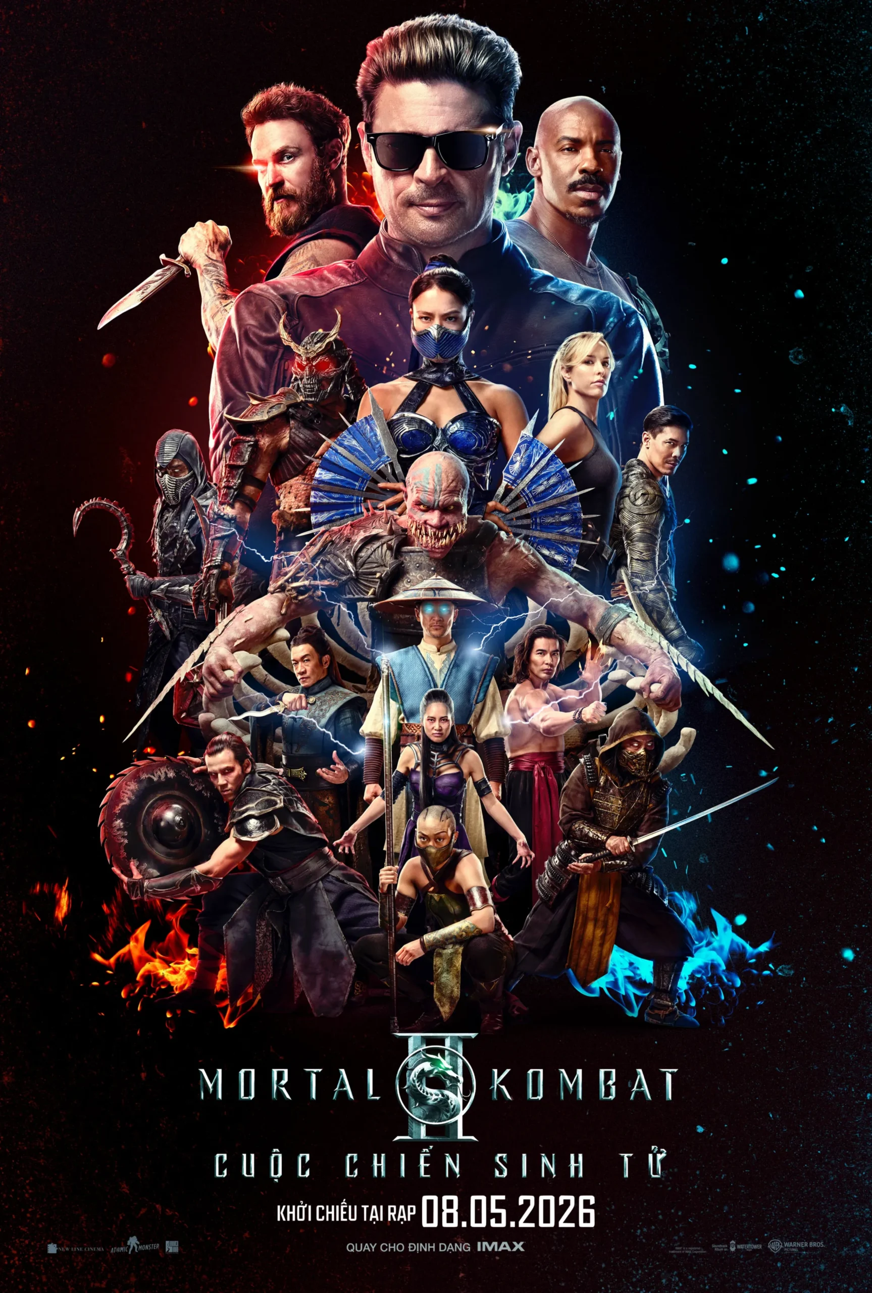 Poster phim Mortal Kombat II (tựa Việt: Mortal Kombat: Cuộc Chiến Sinh Tử II)