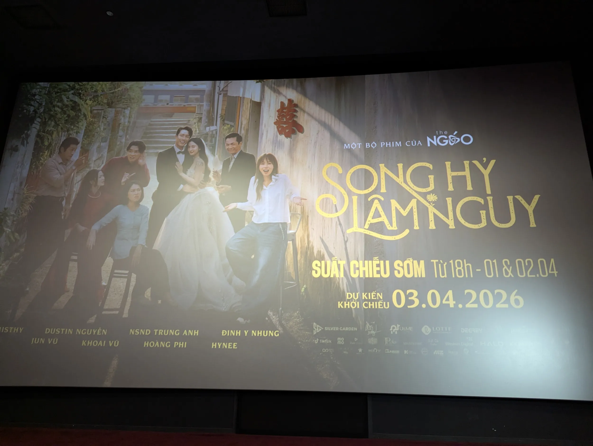 Màn hình chờ trước khi phim chiếu