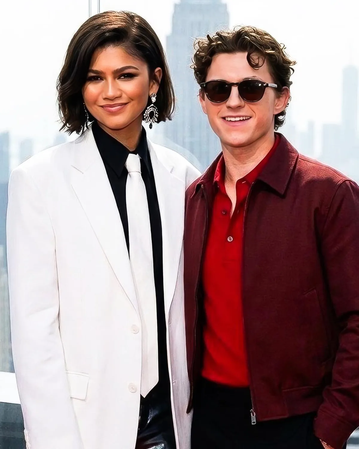 zendaya tom holland thời trang đôi trên thảm đỏ spiderman: brand new day 2026 19
