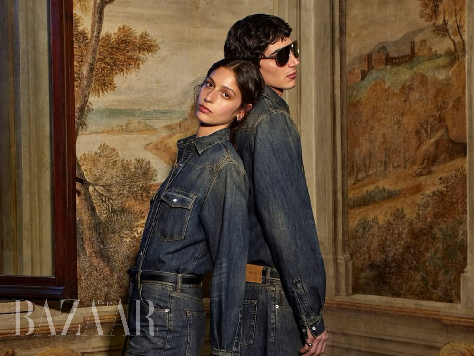 BST denim mới của Fendi được dệt từ chuối