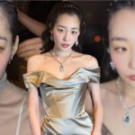 Giải mã phong cách trang điểm của Kim Min Ha tại lễ trao giải Rồng Xanh 2026