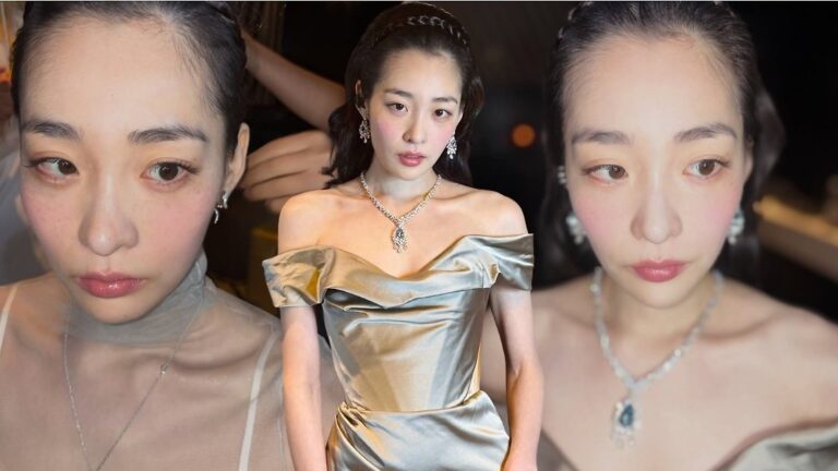 Giải mã phong cách trang điểm của Kim Min Ha tại lễ trao giải Rồng Xanh 2026