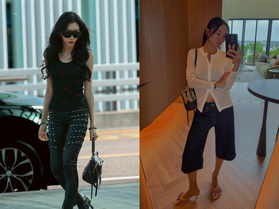 Giselle (aespa), Văn Mai Hương trót yêu túi xách LOEWE Amazona 180