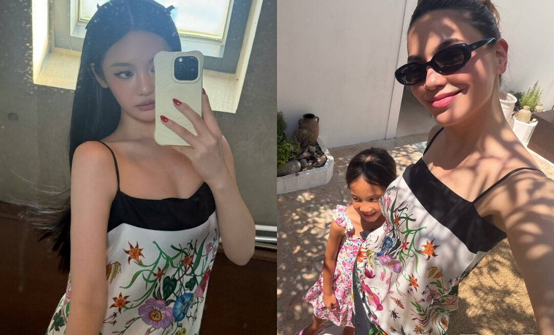 Hồ Ngọc Hà và Ningning (aespa) đụng hàng trong váy hoa Gucci hơn 40 triệu đồng