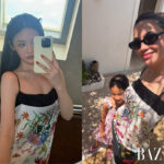 Hồ Ngọc Hà và Ningning (aespa) đụng hàng trong váy hoa Gucci hơn 40 triệu đồng