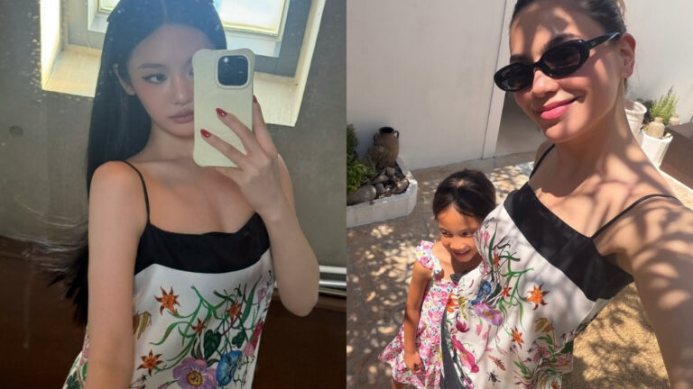 Hồ Ngọc Hà và Ningning (aespa) đụng hàng trong váy hoa Gucci hơn 40 triệu đồng