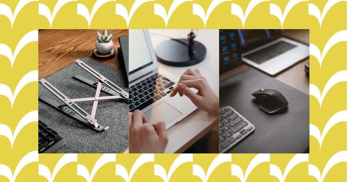 Gợi ý phụ kiện công thái học cải thiện tư thế khi dùng laptop