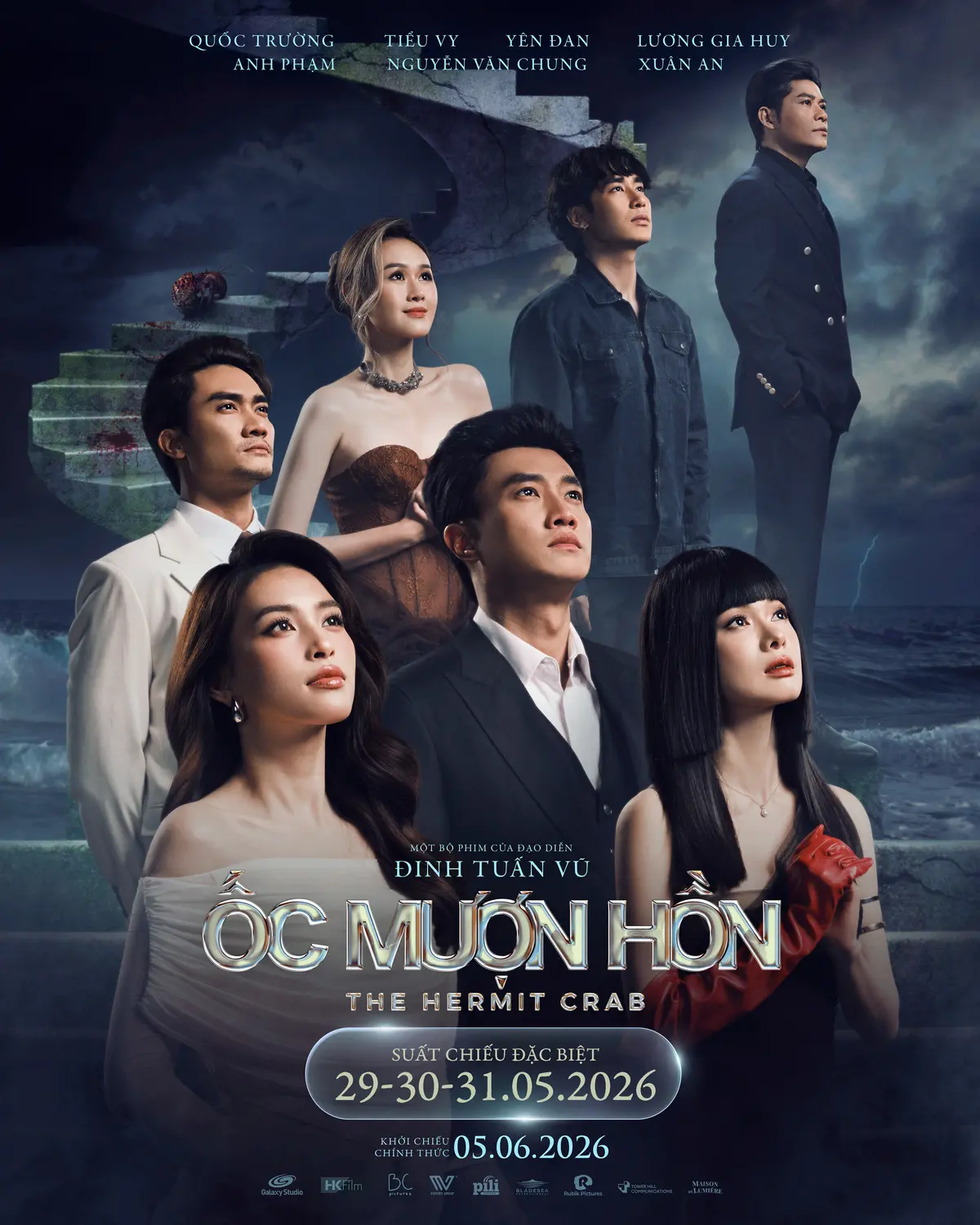 Poster giới thiệu dàn diễn viên phim Ốc Mượn Hồn