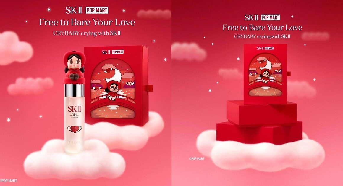 SK-II hợp tác cùng Pop Mart ra mắt phiên bản giới hạn SK-II × CRYBABY PITERA™ Essence