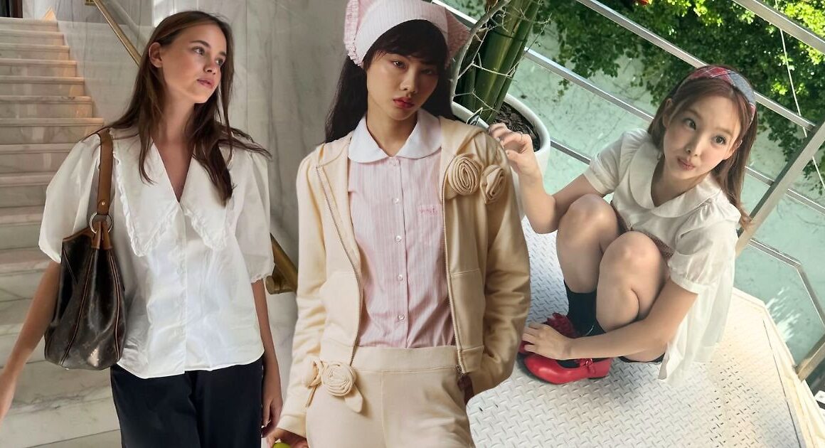 5 kiểu áo sơ mi cổ Peter Pan mang nét dịu dàng vào phong cách mùa Hè