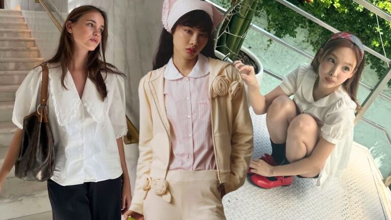 5 kiểu áo sơ mi cổ Peter Pan mang nét dịu dàng vào phong cách mùa Hè