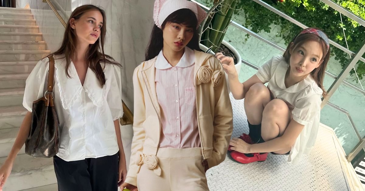 5 kiểu áo sơ mi cổ Peter Pan mang nét dịu dàng vào phong cách mùa Hè