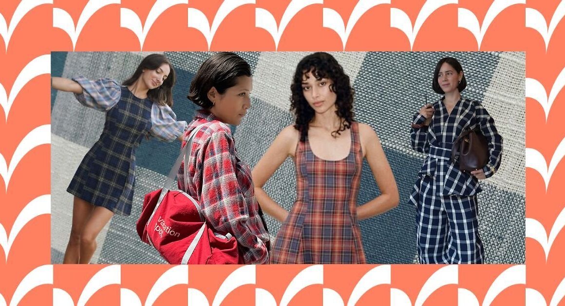 Họa tiết caro gingham cỡ đại đưa tinh thần mùa Hè cổ điển vào tủ đồ hiện đại