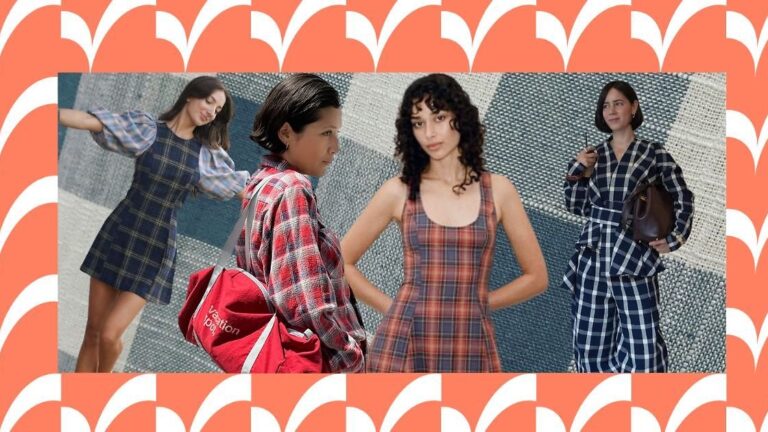 Họa tiết caro gingham cỡ đại đưa tinh thần mùa Hè cổ điển vào tủ đồ hiện đại