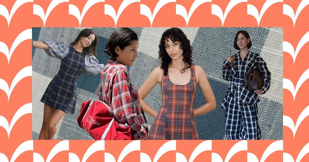 Họa tiết caro gingham cỡ đại đưa tinh thần mùa Hè cổ điển vào tủ đồ hiện đại