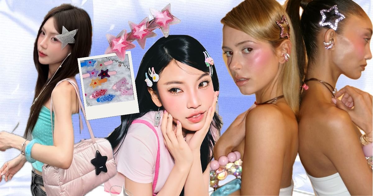 Những chiếc kẹp tóc Y2K đưa ký ức thập niên 2000 trở lại